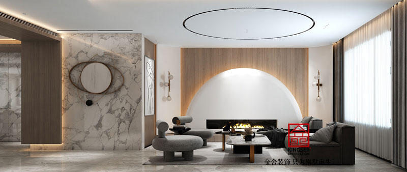 榮盛華府裝修設(shè)計(jì)-180㎡-極簡效果圖