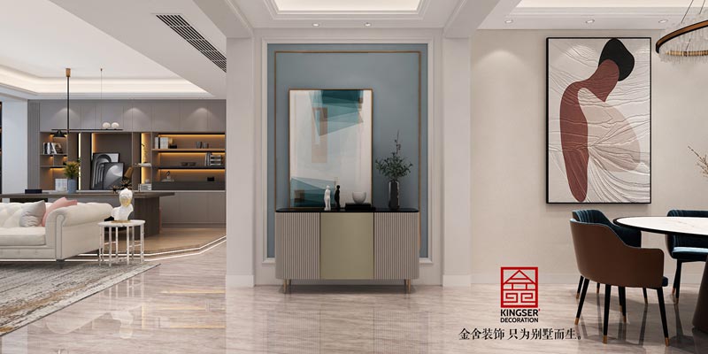 瀚林甲第167平米美式風格裝修