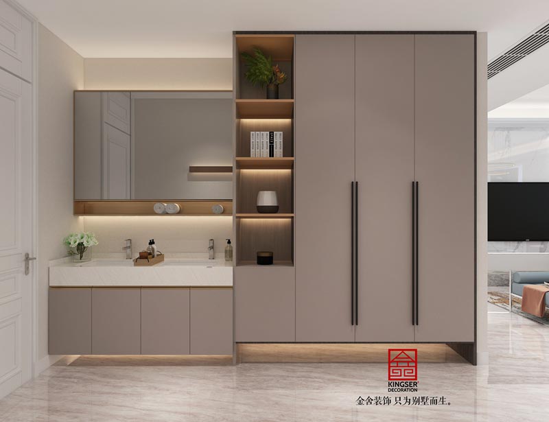 瀚林甲第167平米美式風格裝修