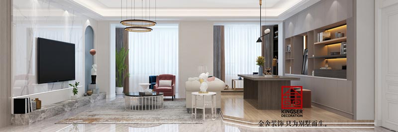 瀚林甲第167平米美式風格裝修