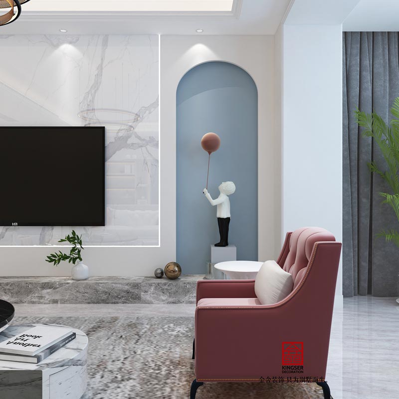 瀚林甲第167平米美式風格裝修