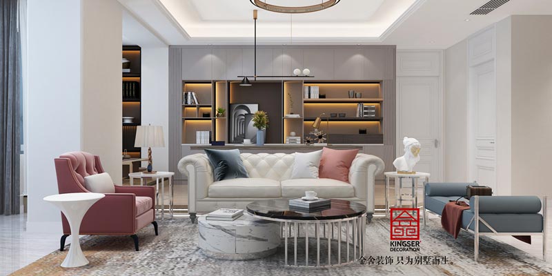 瀚林甲第167平米-美式風格裝修