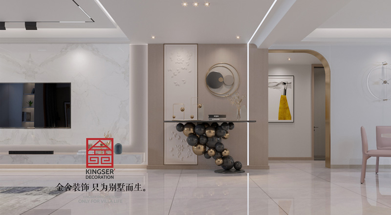 榮盛華府178平米極簡風(fēng)格裝修