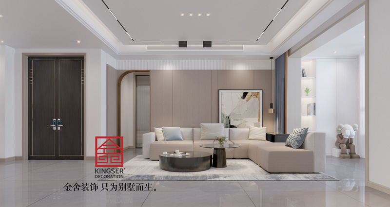 榮盛華府178平米極簡風(fēng)格裝修