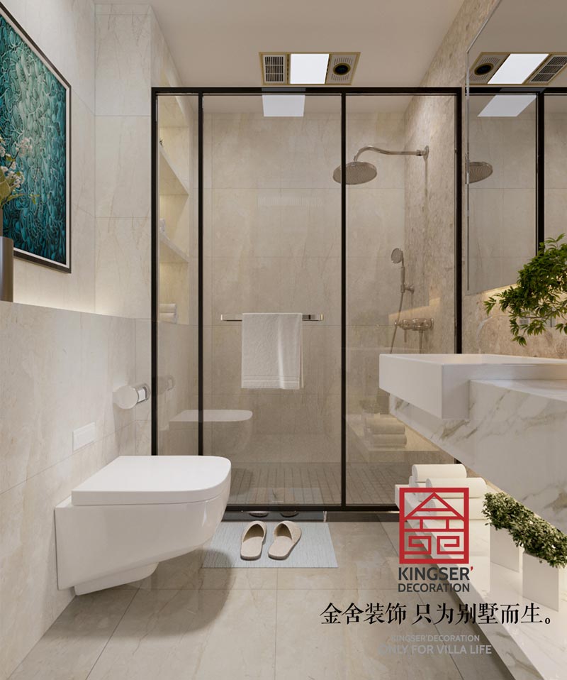 榮盛華府178平米極簡風(fēng)格裝修