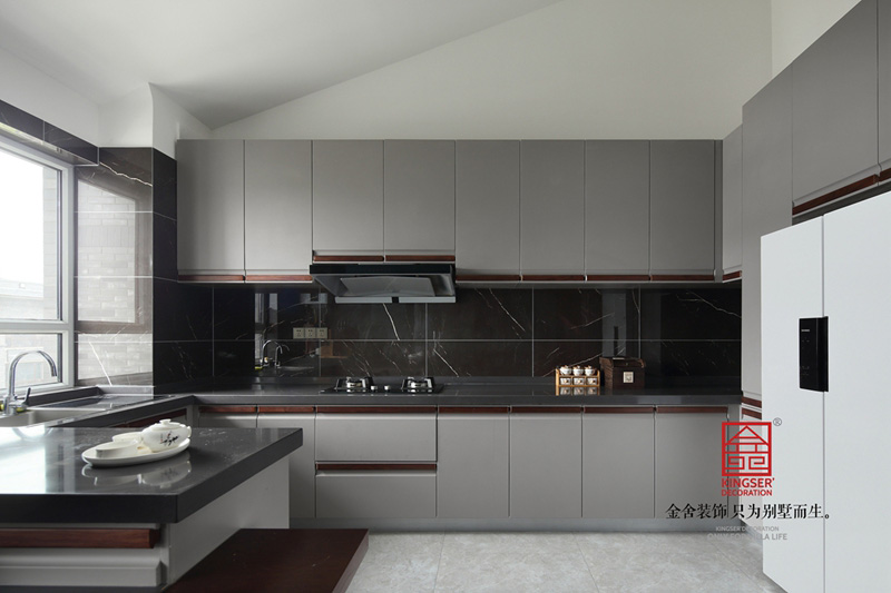 御河上院220㎡裝修-現代輕奢-廚房