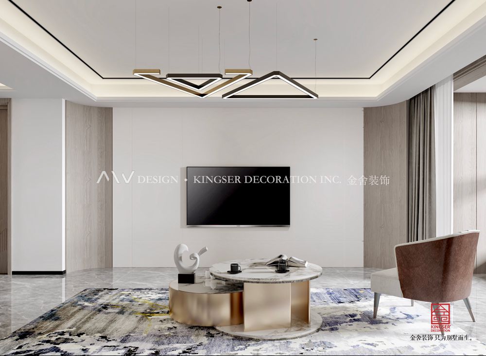 東南智匯城190平米裝修-客廳