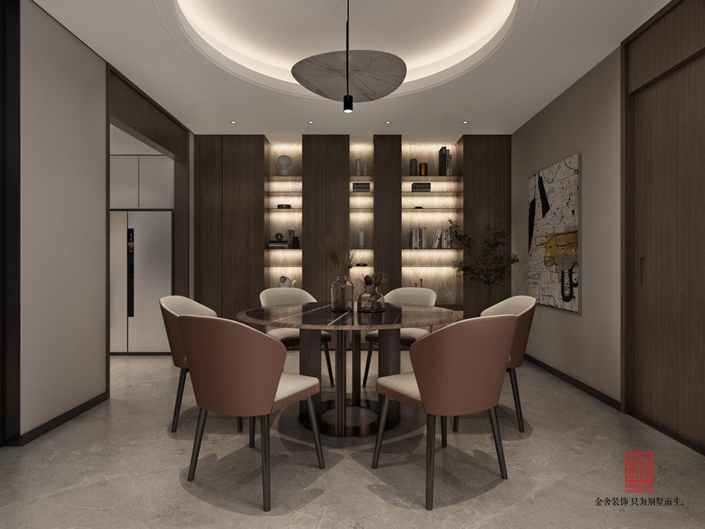 開元府398平米新中式風格裝修-餐廳