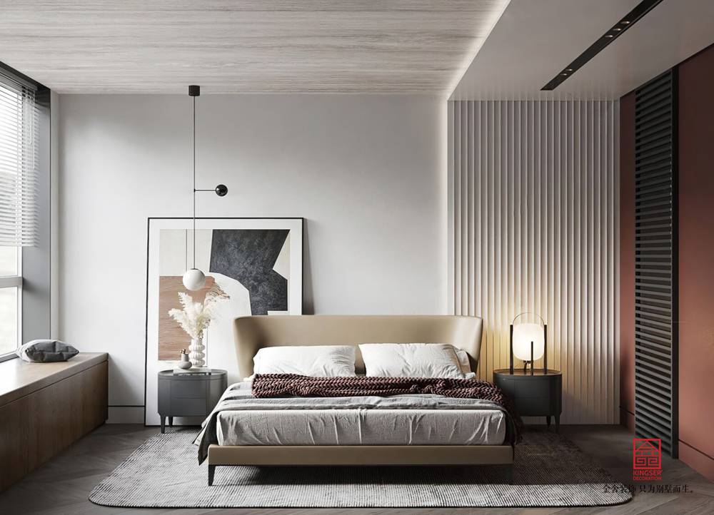 中央云著304平現代風格裝修-臥室