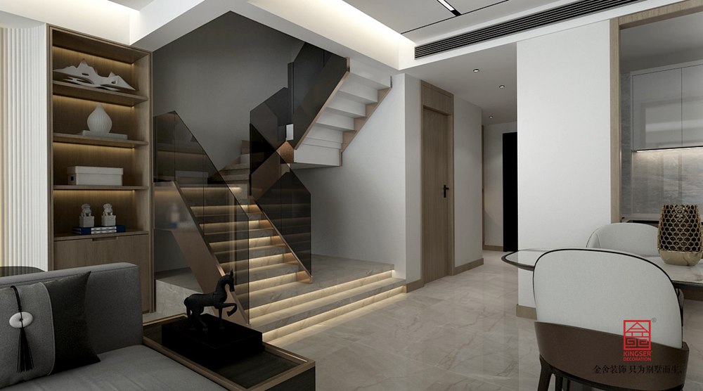 中央云著169平米裝修-現代簡約-客廳