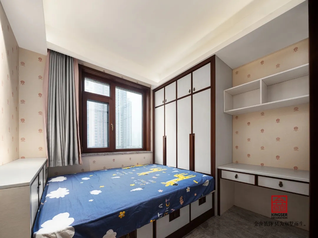 保利拉菲公館158平米中式風格裝修-兒童房