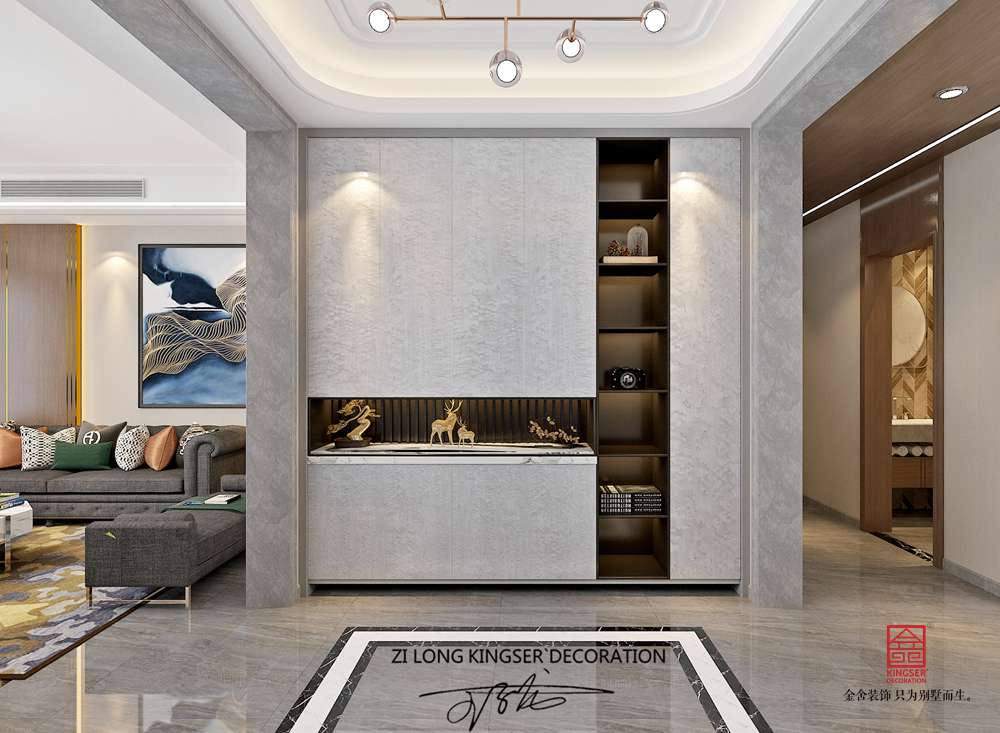 府上160平米現代風格裝修-玄關