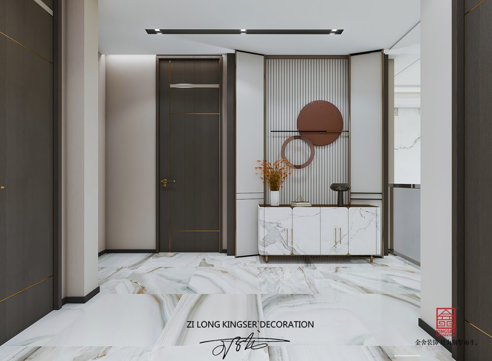 漢王府230平米現代簡約裝修-玄關