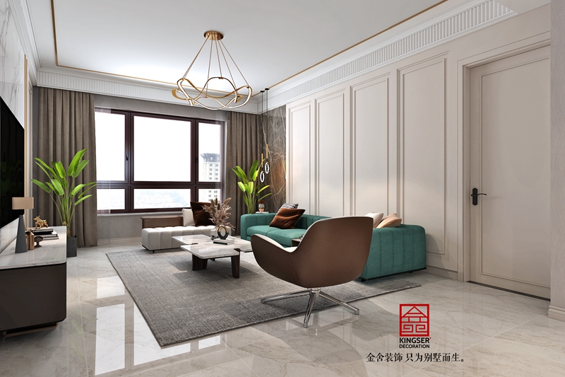 國赫天著150平米裝修現(xiàn)代風格效果圖