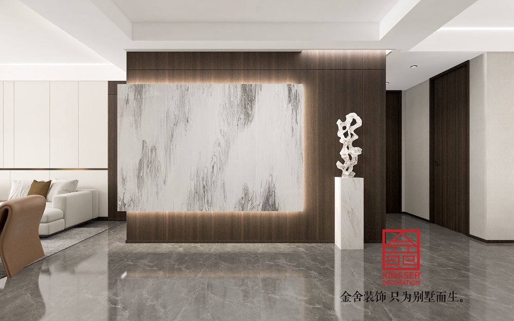 榮盛御府186平米新中式風格裝修-玄關