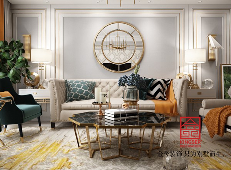 阿爾卡迪亞榮逸院子119平 輕奢風格案例