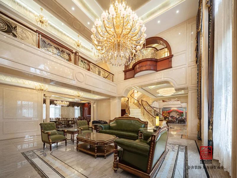 御瓏華府2400㎡別墅裝修設(shè)計(jì)-客廳