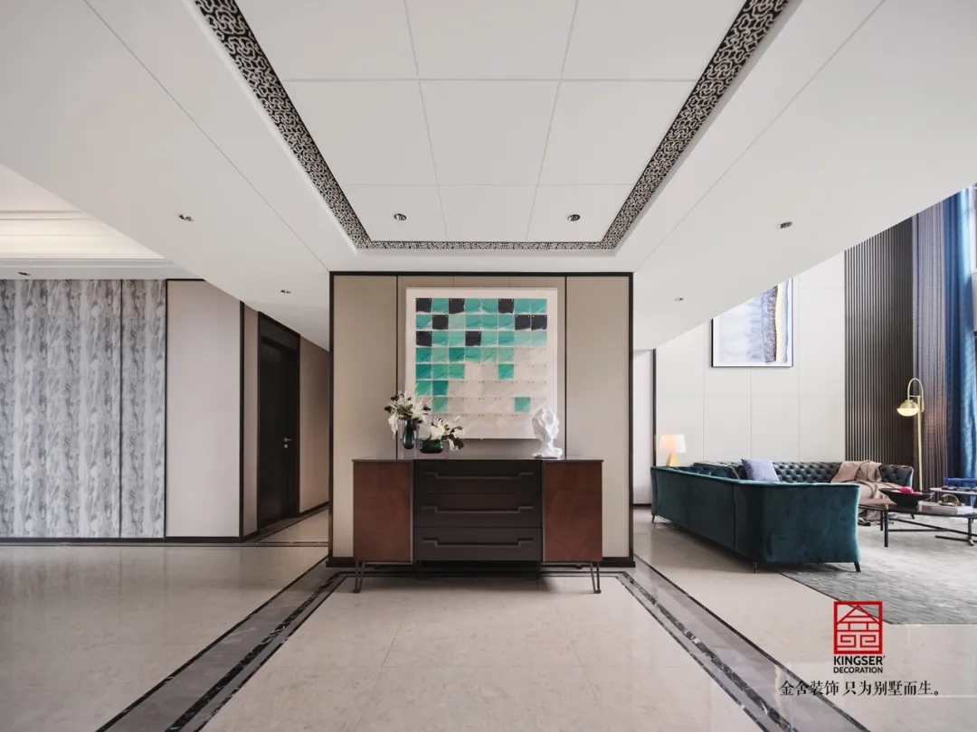 裕華壹號260平米現代輕奢裝修-玄關