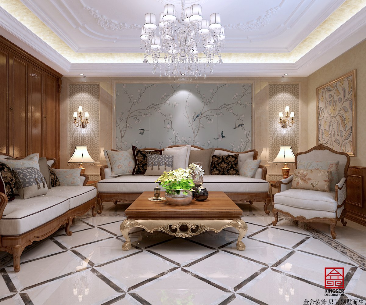 江南新城416平歐式風格案例欣賞