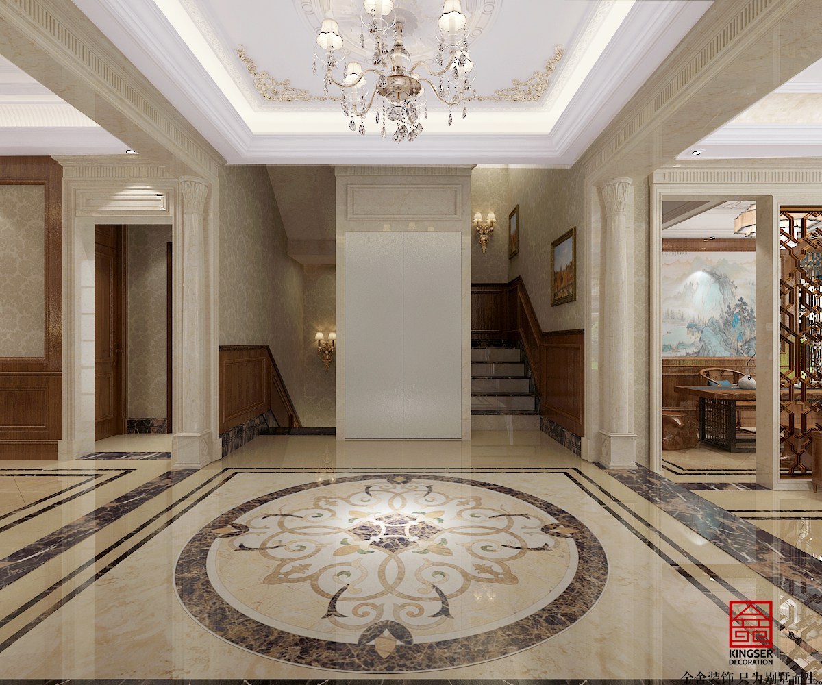 江南新城416平歐式風格案例欣賞