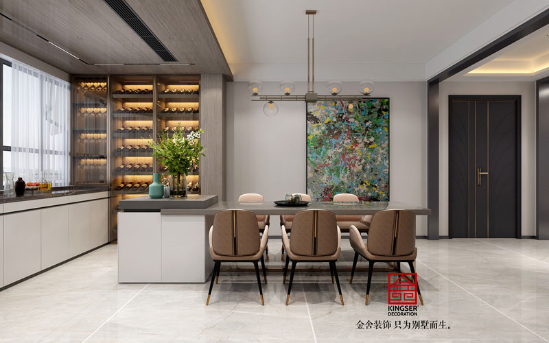 榮盛華府現代風格裝修效果圖