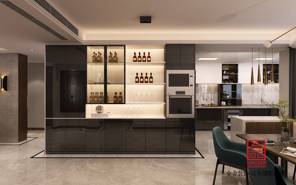 奧北公元134平米現代風格裝修-餐廳