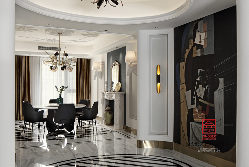 天山九峯210㎡當代風格裝修實景圖