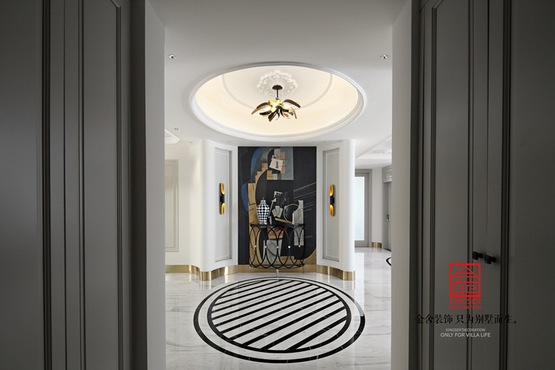 天山九峯210㎡當代風格裝修實景圖