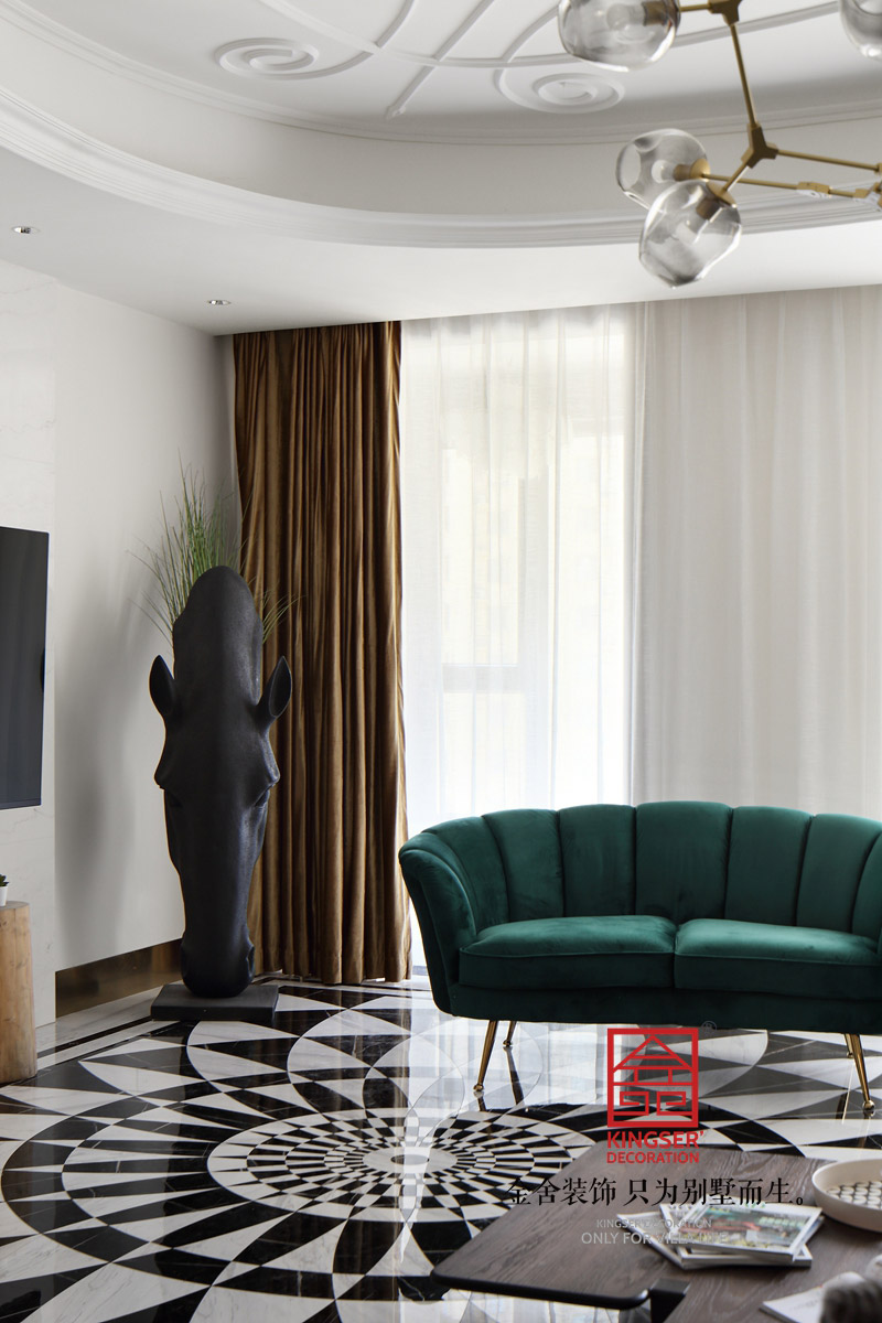 天山九峯210㎡當代風格裝修實景圖