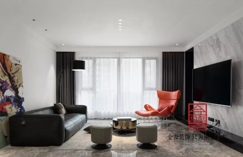 天山九峯175㎡裝修北歐風格實景圖