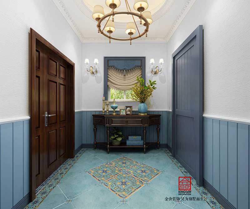 碧桂園280平米美式風格裝修設計