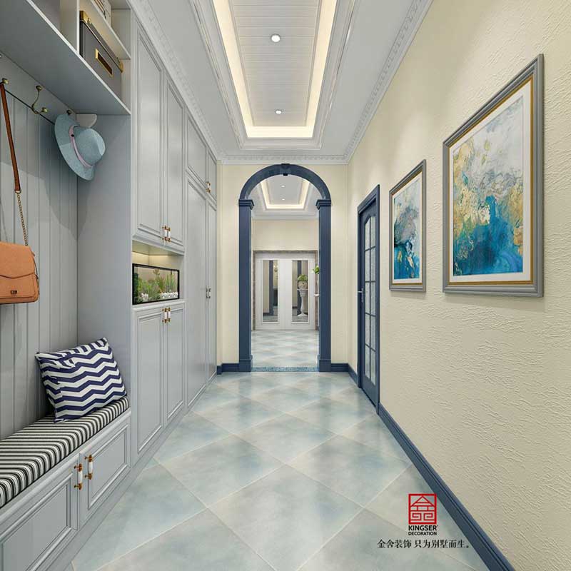 碧桂園280平米美式風格裝修設計