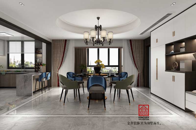 上東壹號214平米輕奢風格裝修效果圖