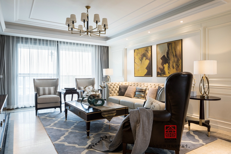 榮盛和府198平美式風格研發效果圖