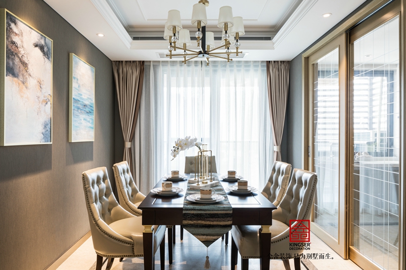 榮盛和府198平美式風格研發效果圖