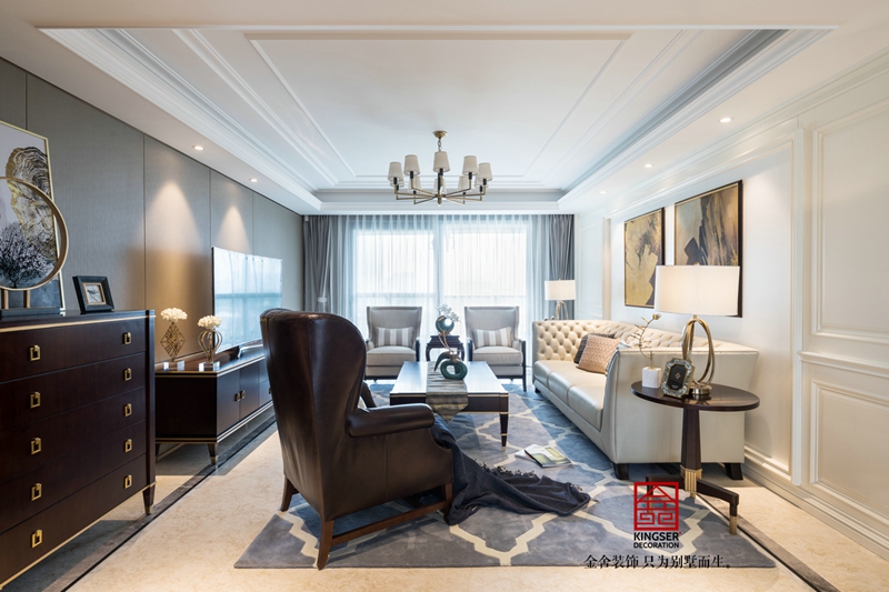 榮盛和府198平美式風格研發效果圖