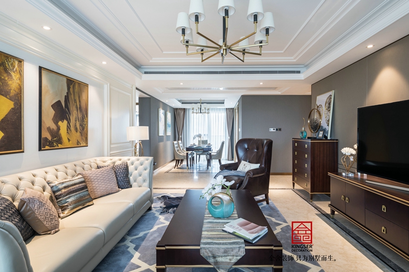 榮盛和府198平美式風格研發效果圖