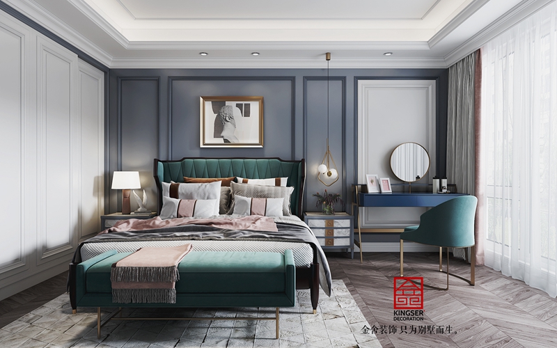 榮盛和府198平美式風格研發效果圖