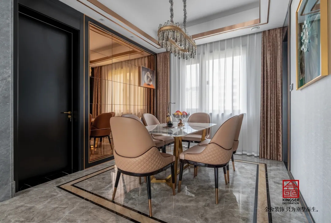 國赫天著155平米港式風格裝修-餐廳