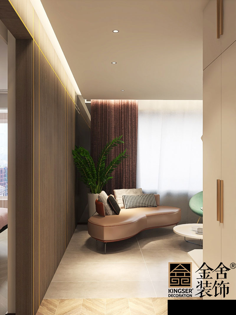天成嶺秀126平米現代簡約裝修設計效果圖