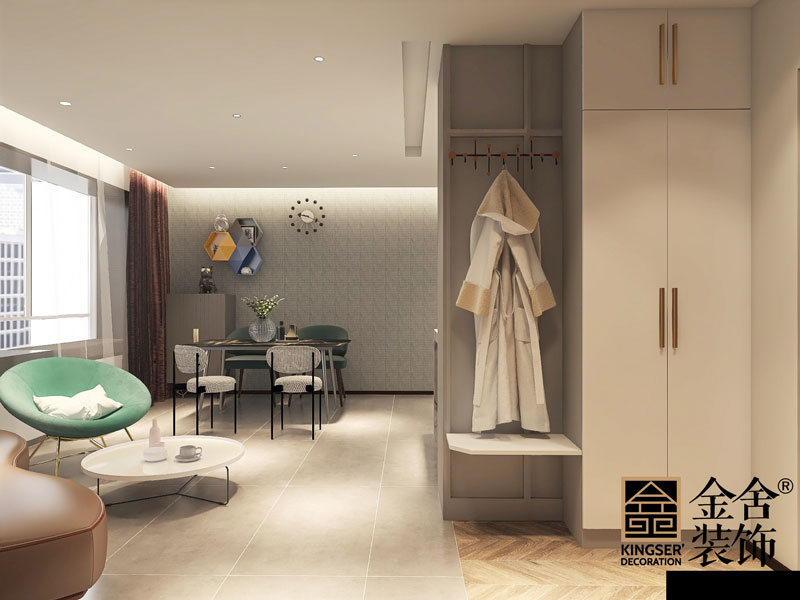 天成嶺秀126平米現代簡約裝修設計效果圖