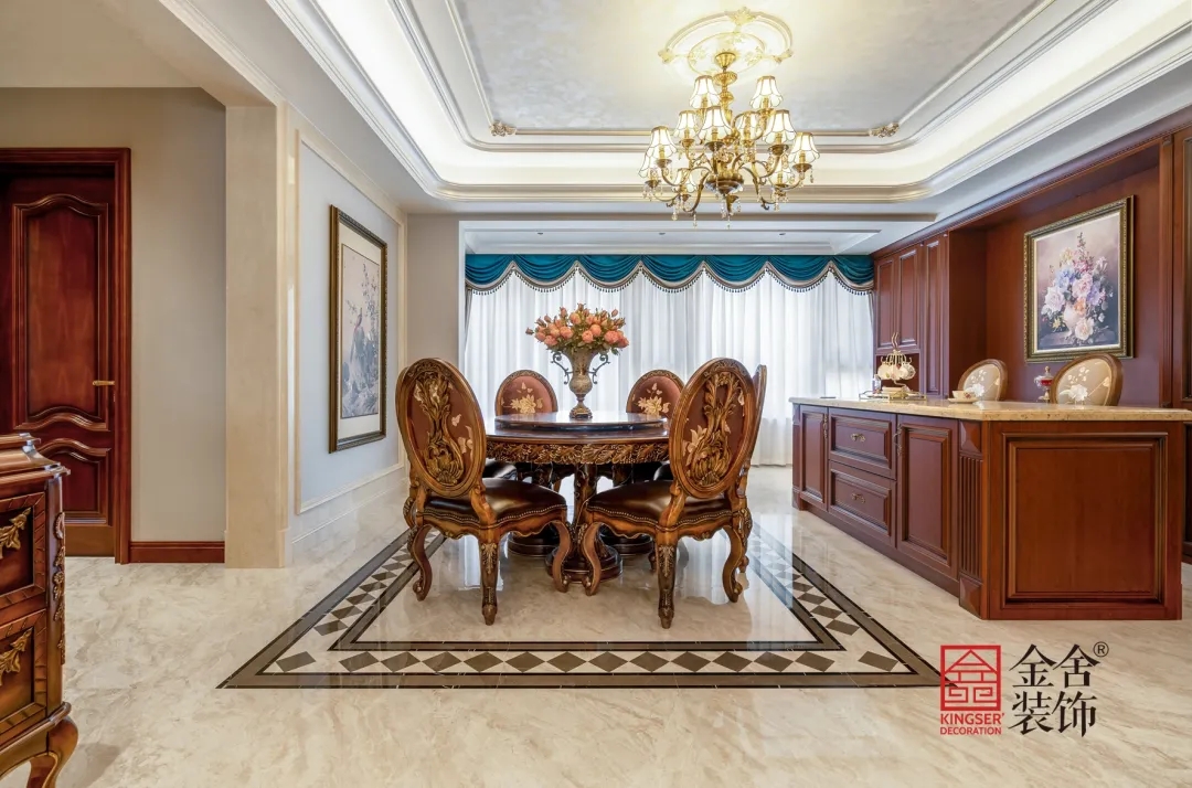 榮盛華府500平米歐式風格裝修-餐廳