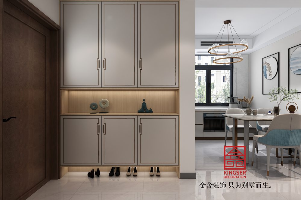 綠城誠園118平米現代簡約風格裝修-玄關