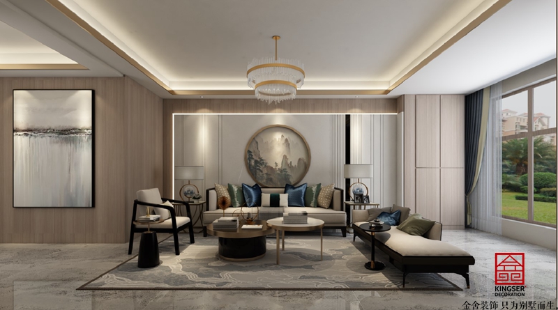 融創中心180平新中式風格案例分享