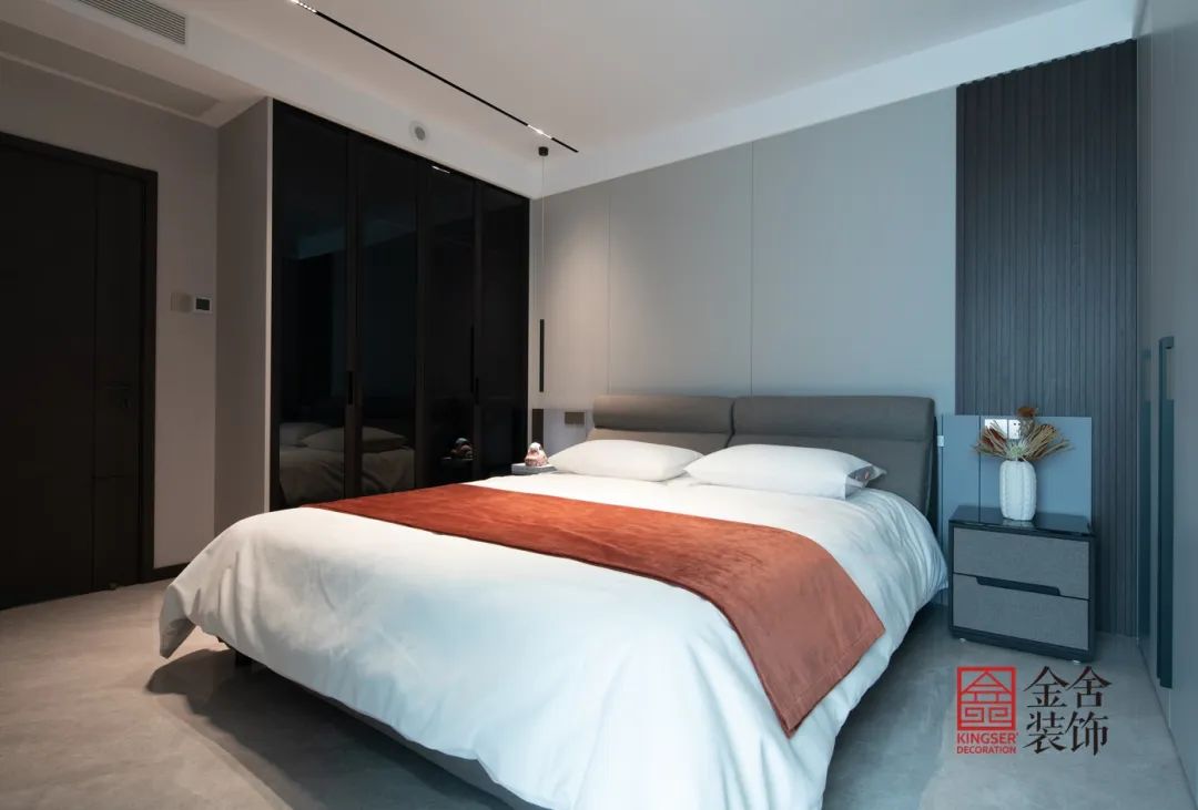 醫大醫院宿舍現代輕奢風格裝修-臥室