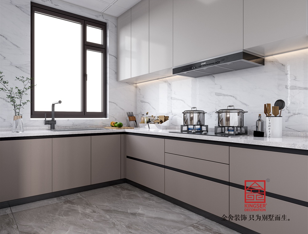 錦江府188平米現代簡約風格裝修-廚房