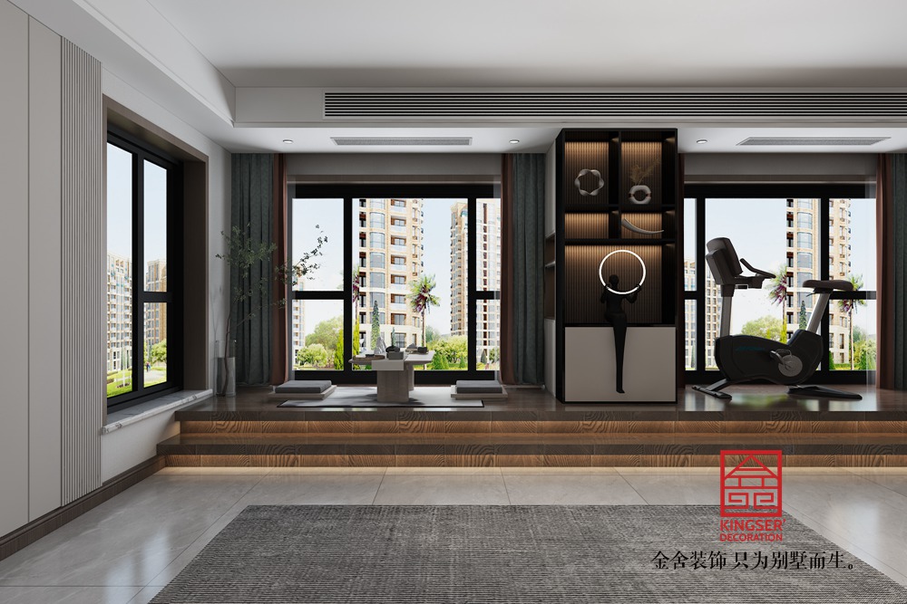 北城國際170平米現代簡約裝修-休閑區