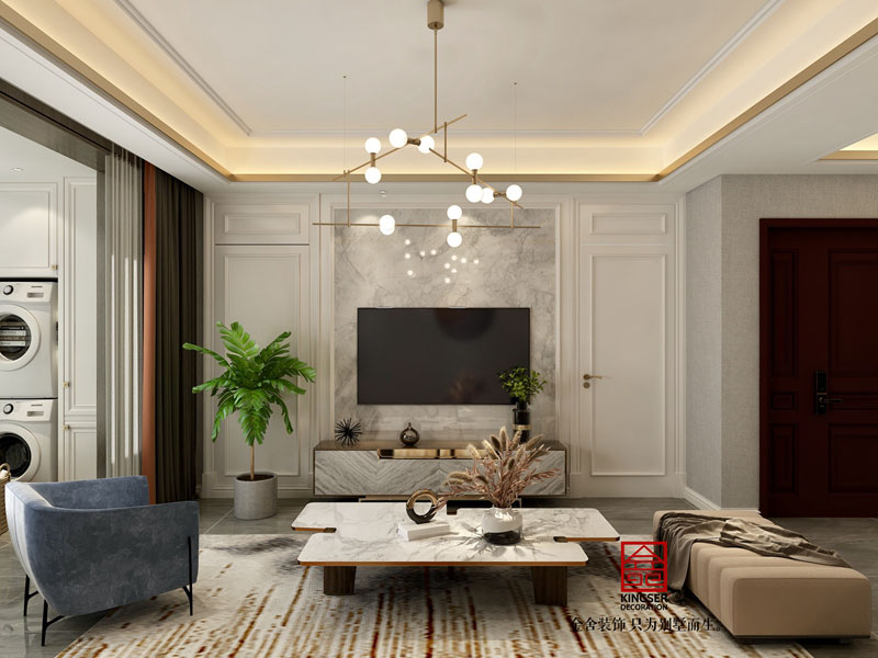 融創(chuàng)中心裝修設(shè)計(jì)-現(xiàn)代輕奢-效果圖