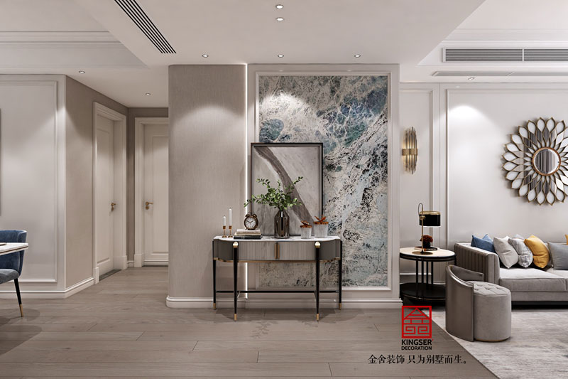 融創中心180平米現代輕奢裝修效果圖