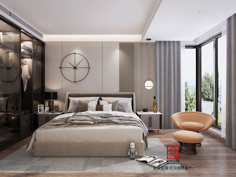 融創中心180平米現代輕奢裝修效果圖